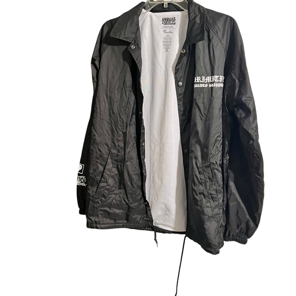Primitive Naruto Shippuden Black Windbreaker Jacket